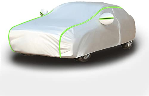 Autoabdeckung Winter Hagelschutzplane Auto für Audi A1 A2 A3 A4 A5 A6 A7 A8, Winter Langlebig Autoplane Wasserdicht Staubdicht Vollgarage Sonnenwasserdicht Autoabdeckung Schutz Autoab(Color:A2,Size:A