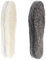 riemot 2 Paar Echte Lammfell Einlegesohlen für Damen Herren Winter Warme Schaffell Einlegesohlen Weiche Kuschelige Flauschige Lammfell Schuheinlagen für Schneestiefel,Hausschuhe Beige Grau Gr.46 EU