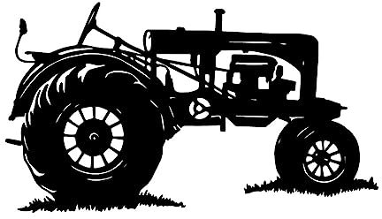 HUANYIN Traktor Wand Gips Junge Zimmer Heimdekoration Oldtimer Schlafsaal Vinyl Wand Gips Haus Dekoration, 57x32cm