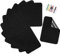 TXSN 12 x Reparaturflicken zum Aufbügeln, Baumwoll-Reparaturflicken für Kleidung, Hosen, Flicken und Dekorieren, Größe 7,6 x 10,2 cm, Schwarz