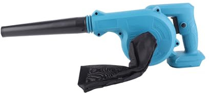 Soplador de Hojas Inalámbrico, 200W Mini Aspirador de Hojas de Mano de Alta Potencia con Batería de 21V, Manguera Desmontable, Boquilla de Extensión para Soplar Nieve Polvo