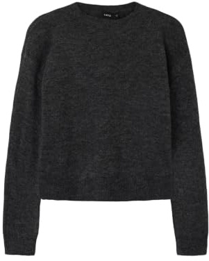 Name IT Mädchen Nlflodet Ls Short Knit Noos Strickpullover (1er Pack)