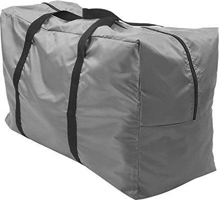 Hochwertiges Polyester, Leicht, mit Breiten Griffen, Faltbare Tasche, Robust und Langlebig, für Gummiboote Usw (Betongrau)