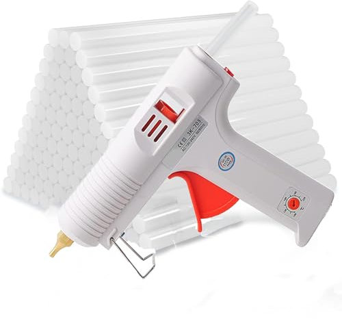 Pistola per colla a caldo,110W Riscaldatore professionale a temperatura costante regolabile Pistola,Parkside a Batteria Strumento di Riparazione Artigianale. (EU Plug)