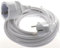 Verlängerungskabel Schuko-Verlängerung Schutzkontakt H05VV-F 3X1,5mm² IP20 Innenbereich Stromkabel mit Kindersicherung in schwarz/weiß 1-25m, Farbe/Länge:Weiß / 2m