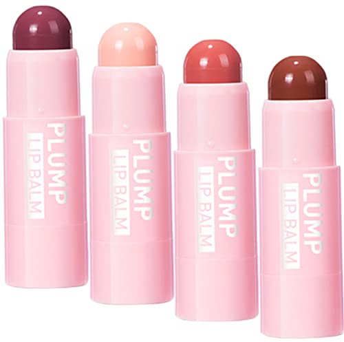 DRESSOOS 4 Stück Lipgloss Matter Lippenstift Koreanischer Lippenstift Lippenfüller Glanz Lippenstift Für Frauen Flüssiger Lippenstift Lippenbalsam Farbstoffe Schminkkasten Bilden