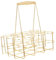 wine rack,1pc 12 Beer Basket Sports Water Bottle Doorstep Milk Crate Bottle Carrier Beer Storage Holder Beer Rack Carrier Beer Bucket Decor Transport Vehicle Iron Handheld Man