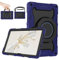 ROISKIN Honor Pad 9 12.1 inch 2024: Heavy Duty Rugged Cover for Tablet Honor Pad 9 with Screen Protector & Rotating Stand & Pen Holder & Shoulder Strap - Navy Blue