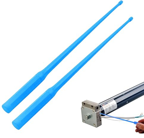 2 Stück blauer Einstellpin 22 cm für Rollladen Rohrmotor | Einstellstift für Rolladenmotor – zum Einstellen der Endlagen von Rohrmotoren, praktisches Ersatzteil für Rollläden