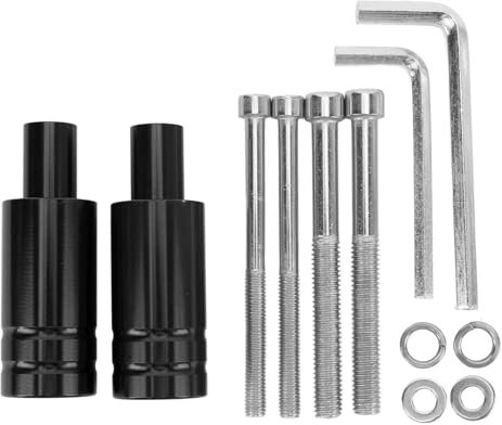 BRILVERDE Coppia di Staffe per Faretti per Moto Supporto per Supporto per Faretti a Forcella Inferiore Staffa di Estensione per Faretti per Moto in Lega di Alluminio Staffa per Faretti per