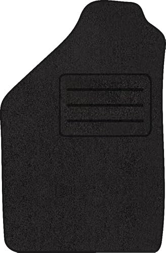 Fußmatten Velours Autoteppich passend für Volkswagen Corrado Fahrer schwarz