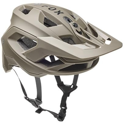 Fox Racing Speedframe Helmet Solid, CE – MTB Fahrradhelm – MIPS Schutz – Fahrradhelm Ventilation – verstellbare Passform – abnehmbares Visier – Military, Größe: M