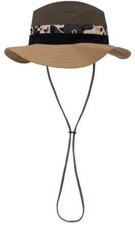 Buff®| Kappe Explore Booney Männlich Weiblich Verstellbar, Komfortabel, UPF50 Schutz, Outdoor, Erkunden, Stretch, Abenteuer | mit UPF 50+ Schutz, recycelten Materialien und Camouflage-Design. Ideal für Outdoor Abenteuer!