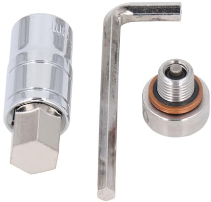Ölwanne Abflussstecker Reparatur Kit Edelstahl M12X1.25 Selbstkippschraube verlängertes Bit- und Schraubenwagen -Auto -Ölentwässerungswerkzeug