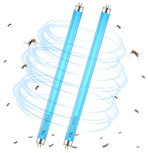 CLCXBSR BL T5 F8W Ersatzröhre für Insektenvernichter, 12 Zoll (30 cm) 365 nm UV-Lampe | Kompatibel mit elektrischen Insektenkillern, Fliegenfallen & UV-Insektenlampen