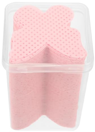 MAGICLULU 200 Nagelreinigungstücher aus Weicher Baumwolle Fusselfreie Nagellackentferner Pads für Effektive Nagellack Entfernung bei Nagelpflege zu Hause