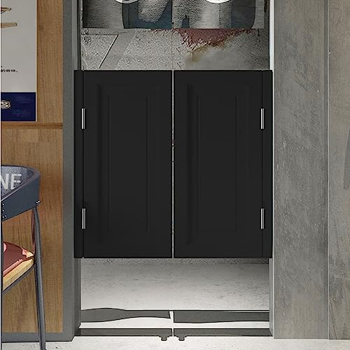 Schwingende Café-Türen, Holz-Limousinen-Schwingtüren, Küchenleisten-Schwingtor, halbe Taille, Butler-Tür mit automatischem Schließen von Scharnieren