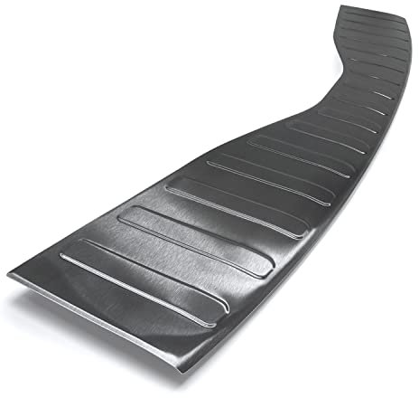 teileplus24 L606 Ladekantenschutz V2A Edelstahl kompatibel mit Renault Mégane Grandtour 4 2016-2020 Abkantung, Farbe:Anthrazit gebürstet