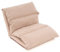 Nexos Trading Bodensessel Lesestuhl mit Kissen - klappbar waschbar verstellbare Rückenlehne Schlaffunktion – 52x65x60 cm Khaki