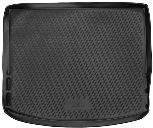 WALSER XTR Kofferraumwanne für Mazda 3 (BM) Schrägheck 2013-2019, 100% passgenaue Antirutschmatte Auto, Gummimatte Auto, Kofferraum Schutzmatte, Anti Rutsch Matte Gummi, Auto Gummimatten
