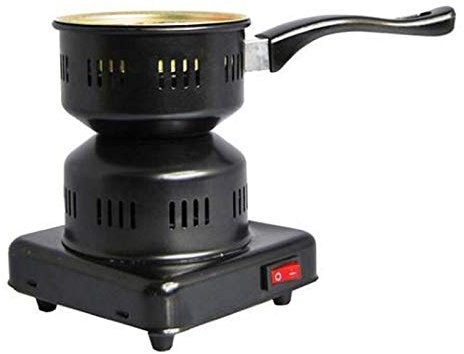 SweedZ Shisha Encendedor de carbón para shisha eléctrica, 450 W, 14 x 16 cm,