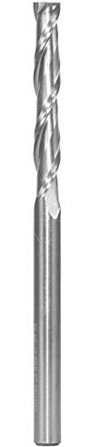 YONICO Upcut Router Bits Spiral 2 Flute Solid Carbide CNC Schaftfräser 1/4 Zoll Durchmesser 1/4 Zoll Schaft 31217-SC