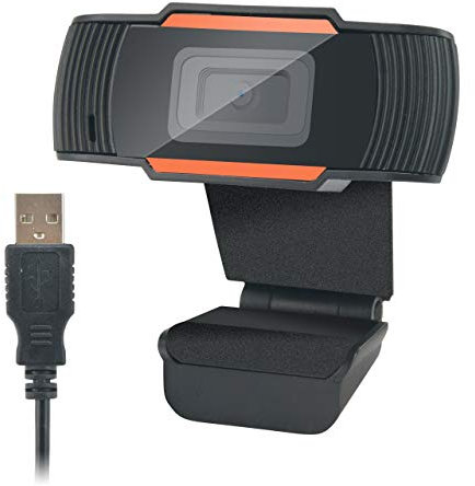 Waytex Webcam HD 3MP USB 2.0, Micro, Base articulée 60108