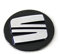 Seat 5FA837891BUW Emblem Zeichen Plakette schwarz/chrom