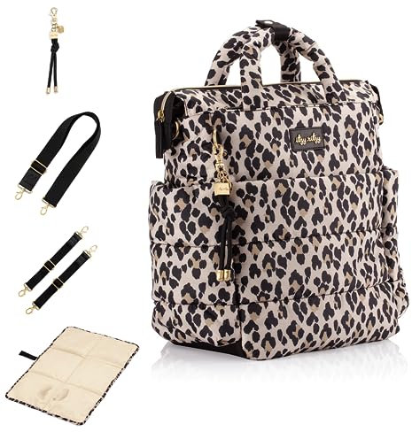 Itzy Ritzy Baby, Unisex Dream Convertible Diaper Bag Umwandelbare Wickeltasche, Leopard, One Size