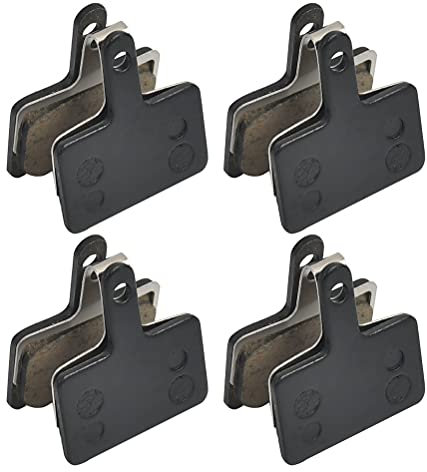 DODUOS 4 Paar Bremsbeläge Fahrrad Scheibenbremse, Fahrradbremsen Schwarz Scheibenbremse Fahrrad für Shimano M355/M375/M395/M415/M416/M445/M446/M447/M475/M485/M495/M515/M525/M535/M575/C501/C601