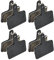 DODUOS 4 Paar Bremsbeläge Fahrrad Scheibenbremse, Fahrradbremsen Schwarz Scheibenbremse Fahrrad für Shimano M355/M375/M395/M415/M416/M445/M446/M447/M475/M485/M495/M515/M525/M535/M575/C501/C601