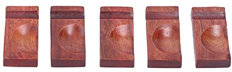 needlid Tenedor de la bifurcación, Tenedor Reutilizable de Madera de los Palillos de la Cuchara de Cena para el hogar para la Cocina para el Restaurante(Color de Pintura Grande)