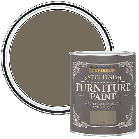 Rust-Oleum Light Brown Furniture Paint in Satin Finish - Café Luxe 750ml