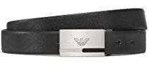 Emporio Armani herren Gürtel black - blue