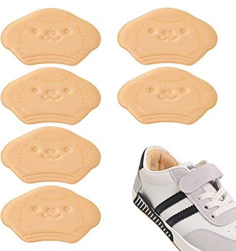 Fersenpolster Schuhe für Kinder, 6pcs Fersenhalter Kinder Fersenpolster für Zu Große Schuhe Schuheinlagen für Zu Große Schuhe Schuhverkleinerer für Mädchen und Jungen (6PCS)
