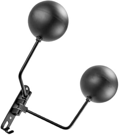 Ciieeo Halterung Für Motorradhelm Hutständer Baseball-hut-organizer Helmhalter Für Fahrrad Helm-präsentationsständer Fahrradhelmständer Helmhalterwand Doppelte Kugel Monitor Aluminium