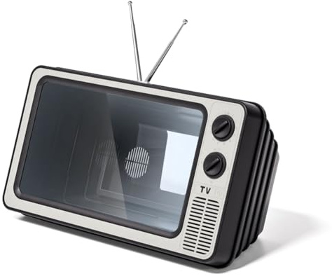 Kliplinc 1 x Retro Old TV Phone Screen Magnifier Universal Light 12 Film Screen Magnifier HD Projector Stand
