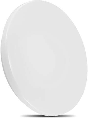 Maclean MCE347 Ceiling LED Sensor lamp. Equipped with a 5.8GHz Microwave Sensor, it emits a 4000K Light with 12W Power and 950lm Brightness. with an IP44 Rating