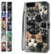 Flip Case for Lenovo Motorola Moto G54 Animal Print Pattern Design with Card Holder Leather Wallet Phone Cover for Girls Boys Women Men - Cats