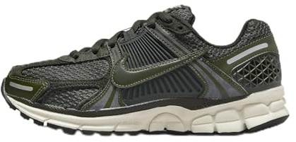 Nike Women's Zoom Vomero 5 Running Shoes, Cargo Khaki/Sail/Metallic Silver/Sequoia, 11 UK