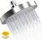 CYILIUEN ABS Rainfall Shower Head 6 Inch G1/2 Universal Connector Bathroom Rain Head Novel Shower Experience