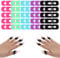 YUXIANLB U Shape Nail Polish Protector, 10 Sheet 100 Pieces Disposable Peel Off Nail Stickers for Nail Painting, Cuticle Protector Tape Nail Guards Spill Proof Stickers Stamping Tool for Nail DIY