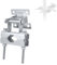 SUPAWAY 1 Piece Adjustable Aerial Mast Mount, Anti-Rust Aerial Mast Clamp, Mast to Mast Mount Kit for 24-72mm Diameter for TV, Outdoor Lora Antenna, Helium Miner Antenna, WiFi Antenna