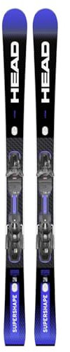 Head E-Titan Ski-Set Supershape + Bindungen Prd 12 Gw Herren – Größe 156 – Violett