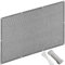 QINLIQIN Sonnensegel Rechteckig 2.4 x 2.8 m Schattiernetz Tennisblende Windschutz Sonnenschutz mit Ösen, Nylon Kabelbinder Und Kordel für Den Gartenzaun, Hellgrau