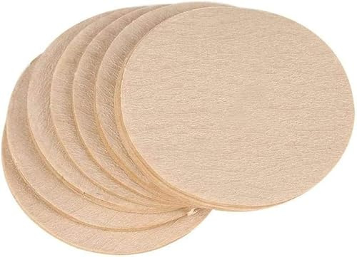 100 Pcs No.6 Coffee Filter Moka Pot Filter Paper, Disposable Filters