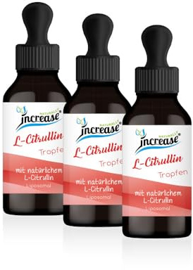 Nimm 3, zahl 2 Aktion Liposomale L-Citrullin Tropfen hochdosiert - (450.000mg L-Citrullin in 3 Flaschen) 5000mg L-Citrullin pro Tagesdosis - MCT Öl - Hohe Bioverfügbarkeit