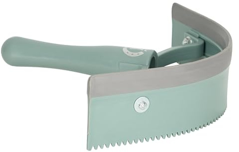 Imperial Riding Schweißmesser IRH, effektives Schweißmesser zum Entfernen von Wasser und Schweiß, ergonomischer Abzieher für Pferdepflege mit stylischem Stall-Look, Salbeigrün