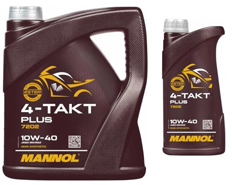 5 Liter Original MANNOL Motoröl 4-Takt Plus 10W-40 Motorradöl Bike Oil