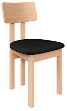 Mirjan24 Esszimmerstuhl Kizeko II, Polsterstuhl, Rahmen aus Buchenholz Gepolsterte Sitzfläche aus Stoff Stuhl für Arbeitszimmer Esszimmer Küchenstuhl (Artisan Eiche/Kronos 07)